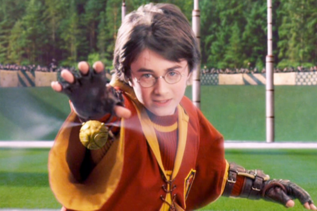Harry-began-his-career-in-quidditch-as-the-youngest-seeker